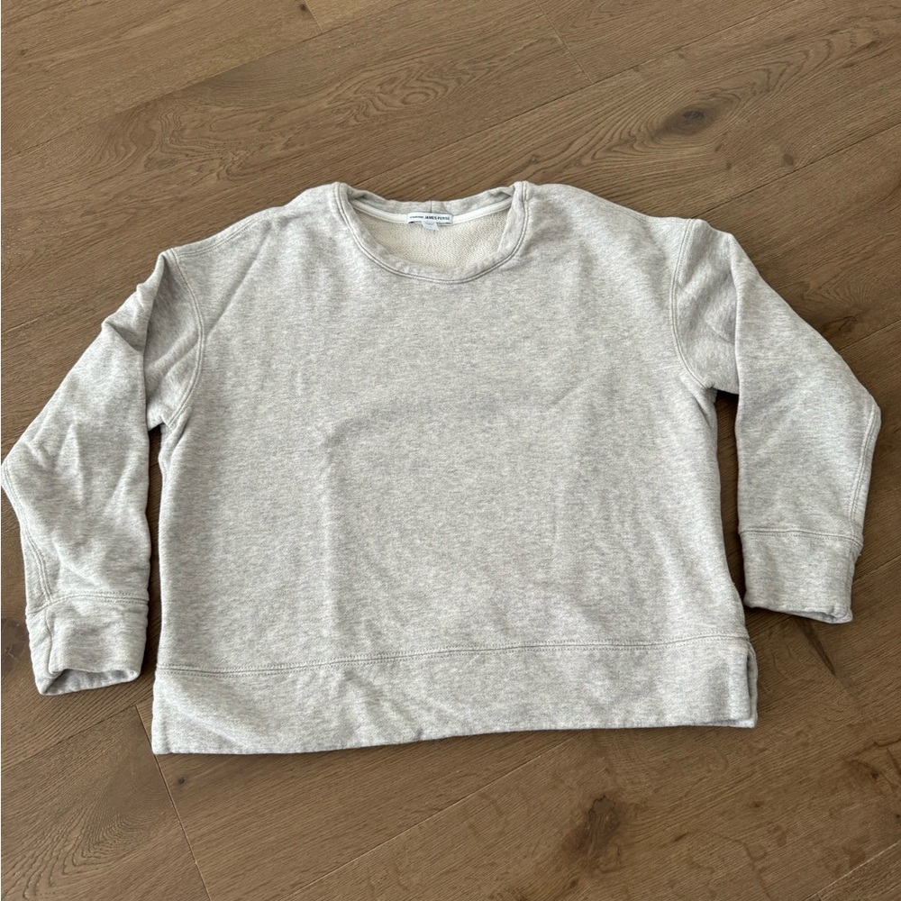James Perse Gray Sweatshirt